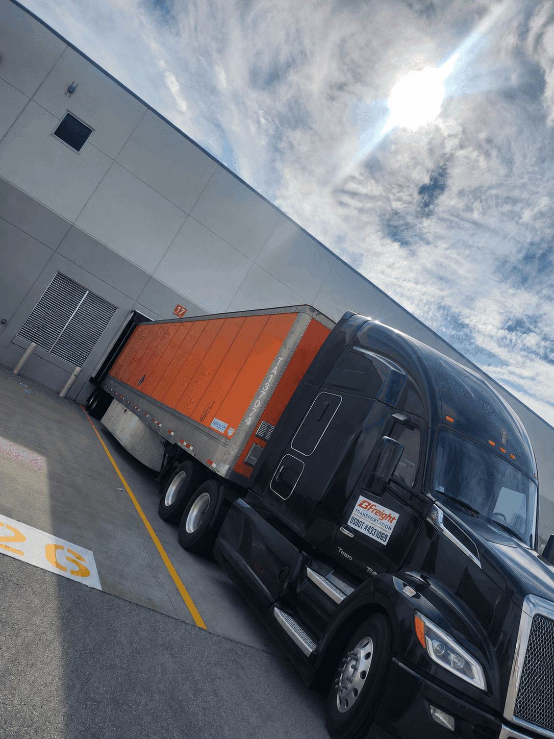 BFreight Transportation truck